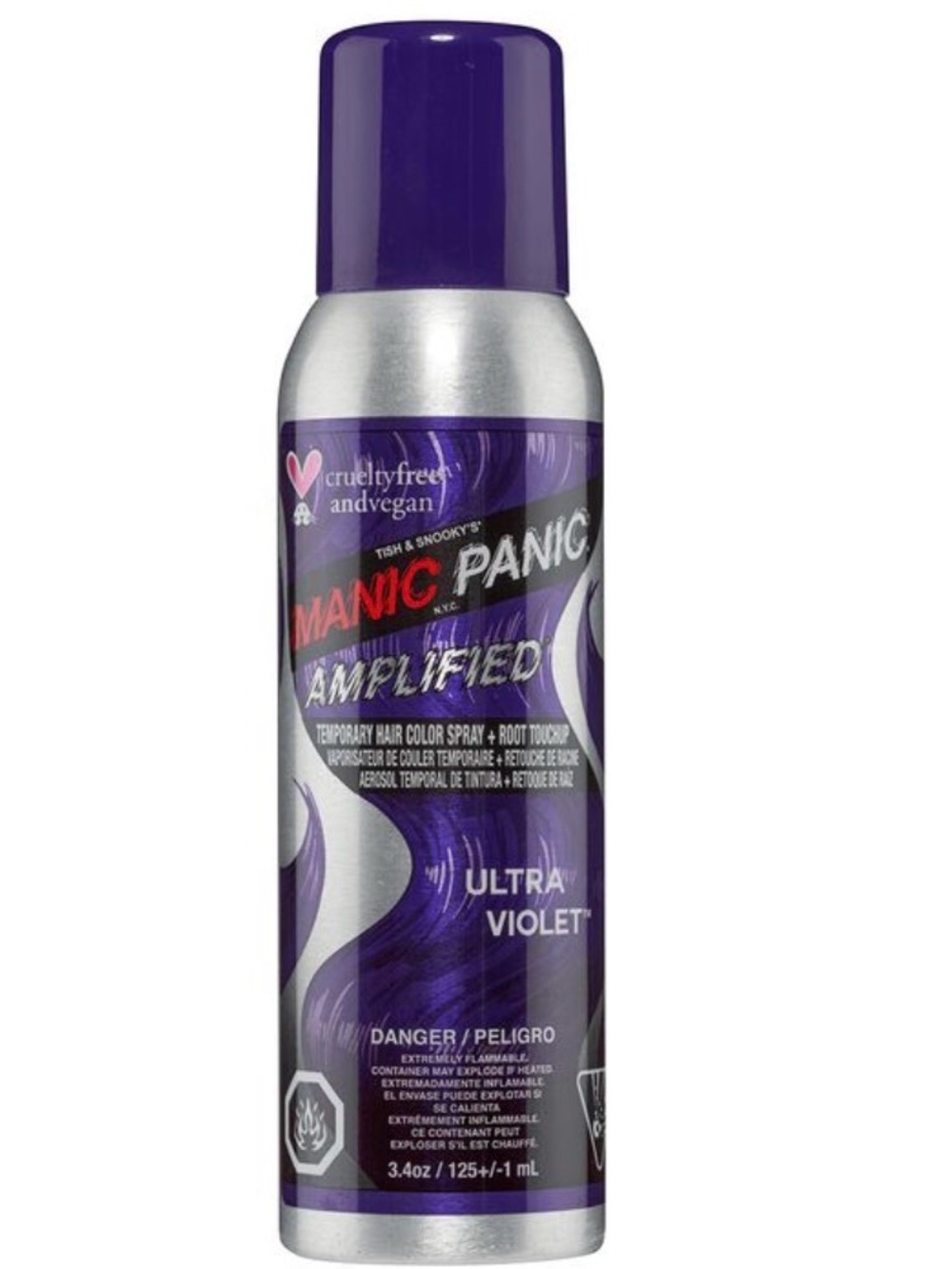 Manic Panic Amplified Temporary Hair Color Spray - Ultra Violet
